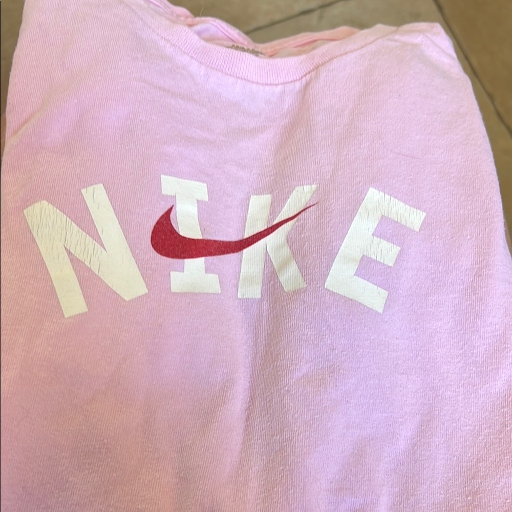 Nike Pink Long Sleeve Tee